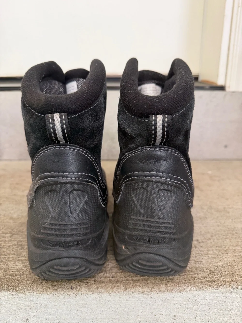 Columbia Kids Black Waterproof Insulated Snow Boots